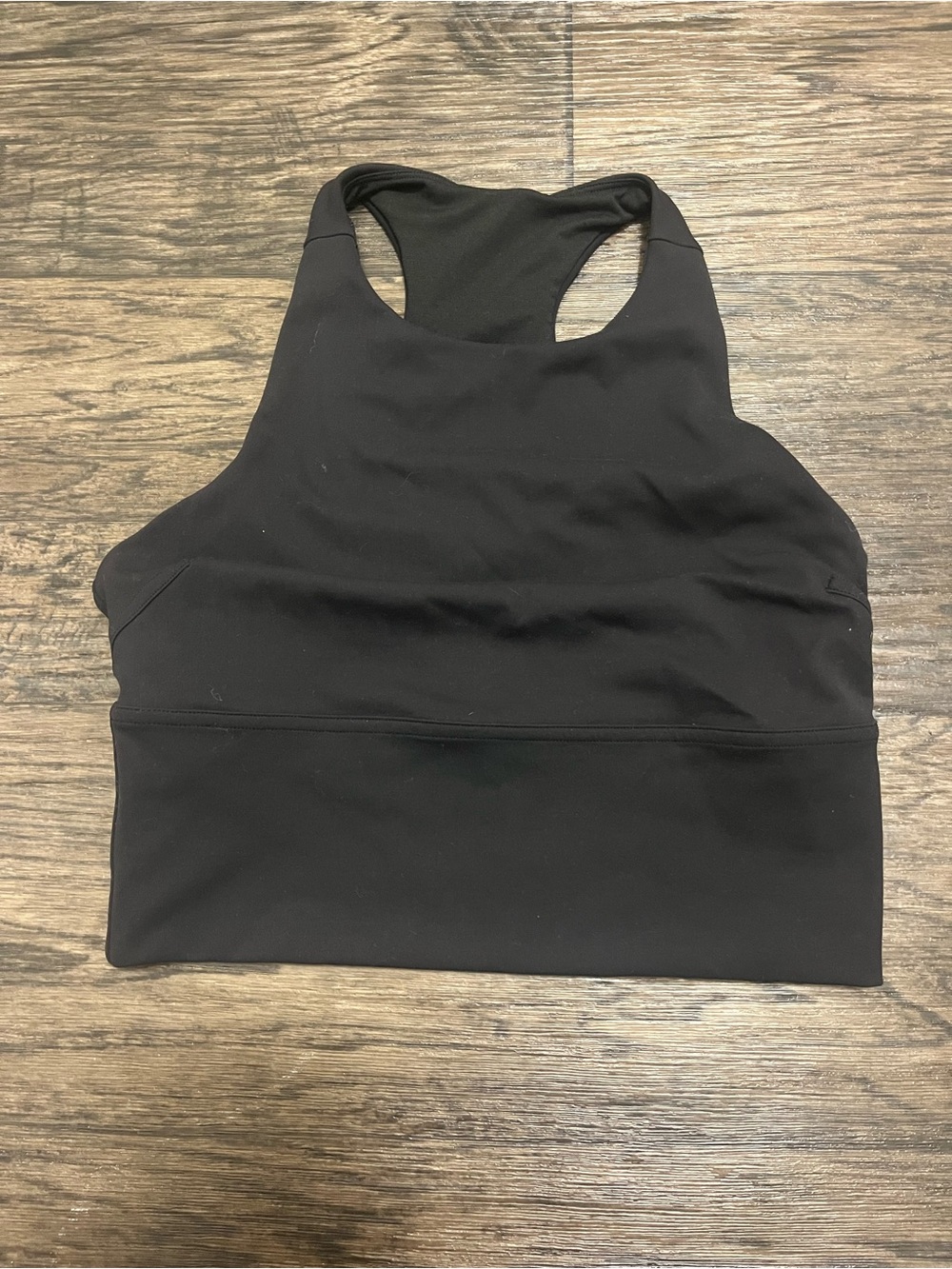 lululemon athletica Black High-Neck Racerback Sports Bra